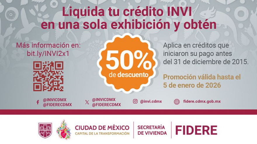 50% de descuento